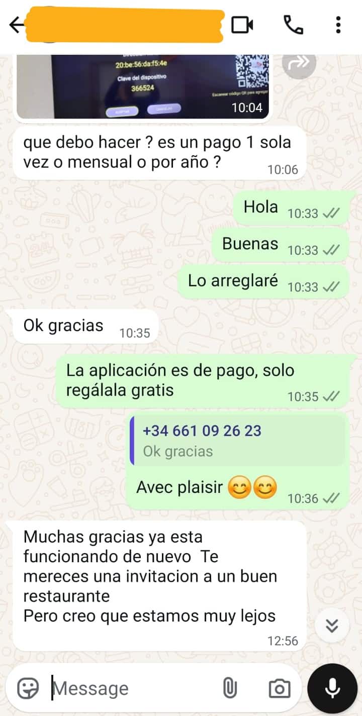 iptv suscripción Revisión de nuestro cliente